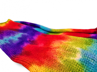 Sock Blank, double knit "Rainbow"