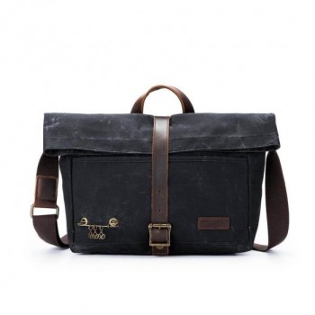 DELLA Q Roll Top Tasche - Schwarz