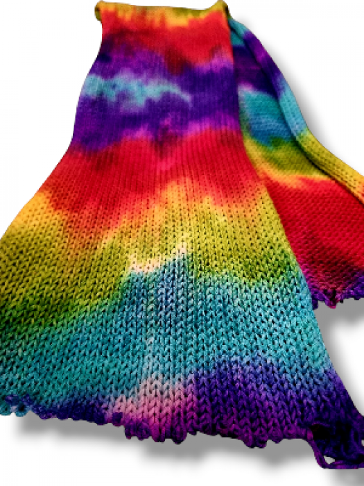 Sock Blank, double knit "Rainbow"