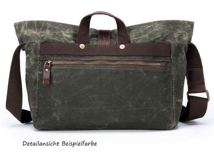 DELLA Q Roll Top Tasche - Bordeaux