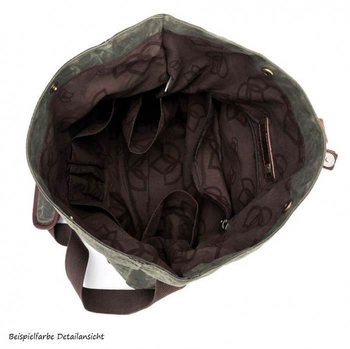 DELLA Q Roll Top Tasche - Bordeaux