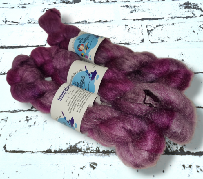 Kid-Mohair mit Seide "Flaum"