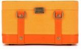 DellaQ Train Case - Maker's Train Case - Orange-