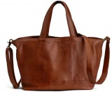 Hiba Projekttasche - Handgefertigter Mini-Shopper "Rich Brown"